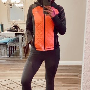 Women’s Peachy Pink and Grey Fila Jacket